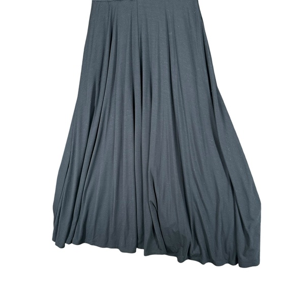 Reformation Women’s M Medium Black Maxi Dress Capsule Minimalist T Shirt - Picture 7 of 12